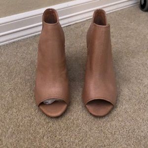 Steve Madden open toe booties